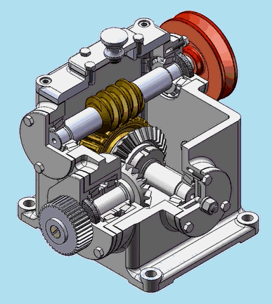 Planetary gearbox used in rotary disk driller